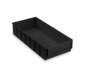 Pojemnik Magazynowy Czarny Esd- 180X400X80 mm - Pozostałe wyposażenie warsztatu - miniaturka - grafika 1