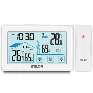 Bezprzewodowa Stacja Pogodowa Pogody Higrometr Czujnik Kompletny Zestaw - Stacje pogodowe - miniaturka - grafika 1