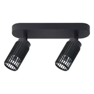 Lampy sufitowe - VERTICAL BLACK SPOT 2xGU10 - miniaturka - grafika 1