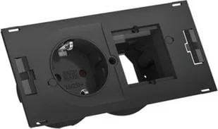 Bachmann BACHMANN DUE 1xCEE7/3 1xCM 0,2m GST18 - Gniazdka elektryczne - miniaturka - grafika 1