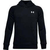 Bluzy dla dziewczynek - Under Armour Bluza UA RIVAL COTTON HOODIE-BLK - XS - miniaturka - grafika 1