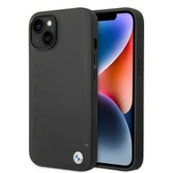 Etui i futerały do telefonów - Etui BMW BMHMP14SSLLBK iPhone 14 6,1" czarny/black hardcase Signature Logo Imprint Magsafe - miniaturka - grafika 1
