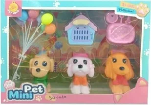 Pieski + akcesoria - figurka - Figurki dla dzieci - miniaturka - grafika 1