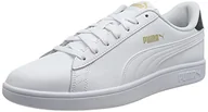 Sneakersy damskie - PUMA Sneakersy dla dorosłych, uniseks Smash V2 L, Puma biały, 36 EU - miniaturka - grafika 1
