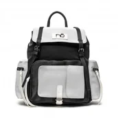 Plecaki - Plecak NOBO - NBAG-K4030-CM20 Czarny Ze Srebrnym - Nobo - miniaturka - grafika 1