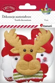Dekoratorstwo - Dekoracje Materiałowe Renifer Mikołaj Bałwan Titanum - miniaturka - grafika 1