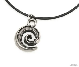 WISIOREK WIR VORTEX kauczuk tribal wir (aj171) - Wisiorki - miniaturka - grafika 1
