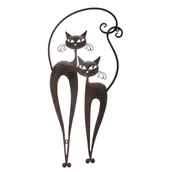Naklejki na ścianę - Metalowa dekoracja ścienna Dakls Cats II - miniaturka - grafika 1