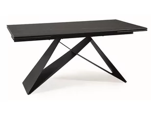 Stół rozkładany WESTIN CERAMIC (160-240)x90 czarny/czarny mat - Stoły - miniaturka - grafika 1