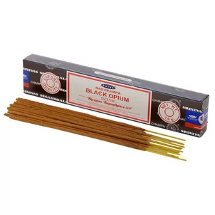 Kadzidełka Black Opium Naturalne Satya 15g - Kadzidła i dodatki - miniaturka - grafika 1
