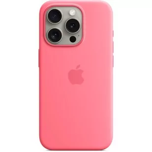 Etui APPLE Silicone Case MagSafe do iPhone 15 Pro Różowy | Bezpłatny transport - Etui i futerały do telefonów - miniaturka - grafika 1