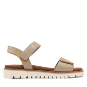 Sandały damskie - Sandały Ara 12-28114-08 Beżowy - miniaturka - grafika 1
