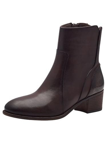 Marco Tozzi Damskie botki Zip+Slip 2-25006-43 modne kozaki, Mocca Comb, 42 EU, Mocca Comb, 42 EU