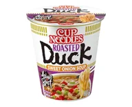 Szybkie dania obiadowe - Nissin kluski w kubeczku o smaku pieczonej kaczki ze słodką cebulą 65g - miniaturka - grafika 1