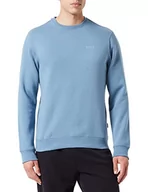 Bluzy męskie - Blend Męska bluza Bhdownton Crew Neck, 184217_bluestone, S - miniaturka - grafika 1