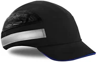 Czapki damskie - ACE Patera czapka robocza z krótkim daszkiem z elementami odblaskowymi - lekka i oddychająca czapka robocza 812, czarno-niebieska - miniaturka - grafika 1