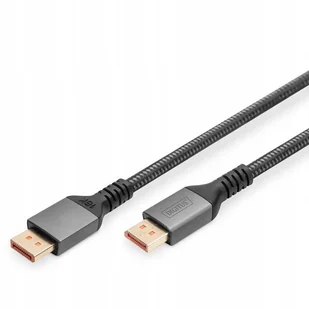 Kabel połączeniowy DIGITUS PREMIUM DisplayPort 2.1 16K60Hz DP/DP M/M czarny - Kable komputerowe i do monitorów - miniaturka - grafika 1