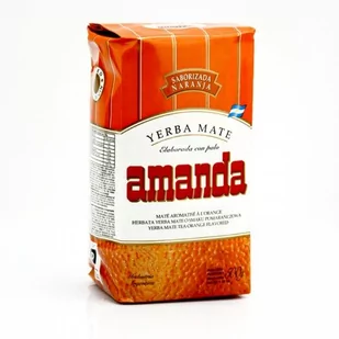 Yerba ARGENTYNA Mate AMANDA 0,5kg pomarańczowa 34ARGAMAPO - Zioła - miniaturka - grafika 1