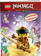 Klocki - LEGO Ninjago. Kolorowanka z naklejkami - miniaturka - grafika 1