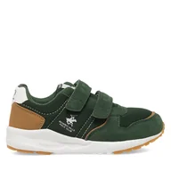 Buty dla chłopców - Sneakersy Beverly Hills Polo Club CF2805-1 Khaki - miniaturka - grafika 1