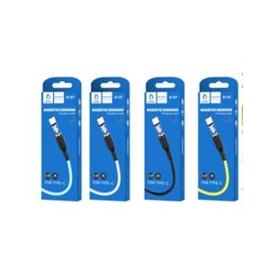 Kabel Usb Typ-C Denmen Czarny D18T Magnetyczny - Kable USB - miniaturka - grafika 1