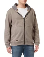 Bluzy męskie - camel active Bluza męska, Dunkelbraun, S - miniaturka - grafika 1