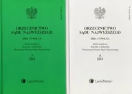 Czasopisma - Orzecznictwo Sądu Najwyższego Izba Cywilna 3/2014 / Orzecznictwo Sądu Najwyższego Izba Cywilna A/2014. Pakiet - książka - miniaturka - grafika 1