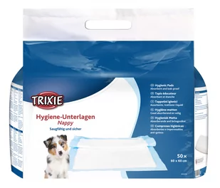 Trixie Mata podkład higieniczny dla szczeniąt 60 × 60 cm 50 szt - Szczotki i furminatory - miniaturka - grafika 1