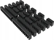 Akcesoria do komputerów stacjonarnych - AsiaHorse Czarne grzebienie combs do uporządkowania przewodów AsiaHorse - miniaturka - grafika 1