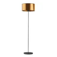 Lampy stojące - LYSNE, lampa podłogowa Werona Mirror, miedziano-czarna - miniaturka - grafika 1