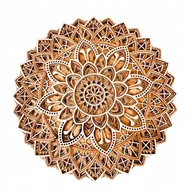 Dekoracje domu - Mandala drewno 8 warstw dekoracja na ścianę 3D - miniaturka - grafika 1