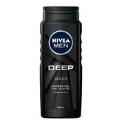 Żele pod prysznic dla mężczyzn - Nivea Men Deep Clean Żel pod prysznic do ciała, twarzy i włosów 500 ml - miniaturka - grafika 1