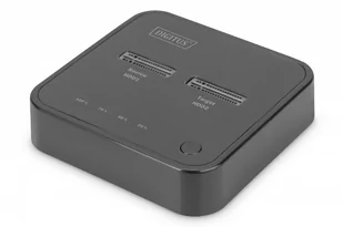 Digitus Podwójna stacja dokująca do dysków SSD M.2 NVMe z funkcją klonowania offline, USB-C, Czarna DA-71545 - Stacje dokujące i replikatory portów - miniaturka - grafika 1