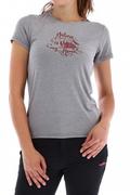 Koszulki sportowe damskie - Koszulka damska bambusowa Viking Lenta T-shirt 02 szary - miniaturka - grafika 1