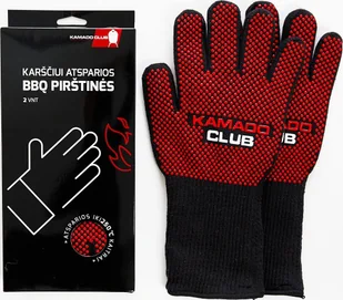 Kamado Rękawice żaroodporne 2 sztuki - Akcesoria do grilla - miniaturka - grafika 1