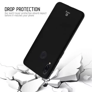 Crong Smooth Skin - Etui Xiaomi Redmi Note 7 (czarny) - Etui i futerały do telefonów - miniaturka - grafika 3