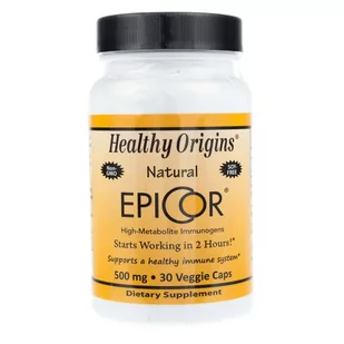 Healthy Origins Healthy Origins EpiCor 500 mg - 30 kapsułek - Przeziębienie i grypa - miniaturka - grafika 1
