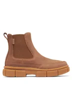 Botki damskie - Sorel Sztyblety Explorer Strt 2078061242 Brązowy - miniaturka - grafika 1