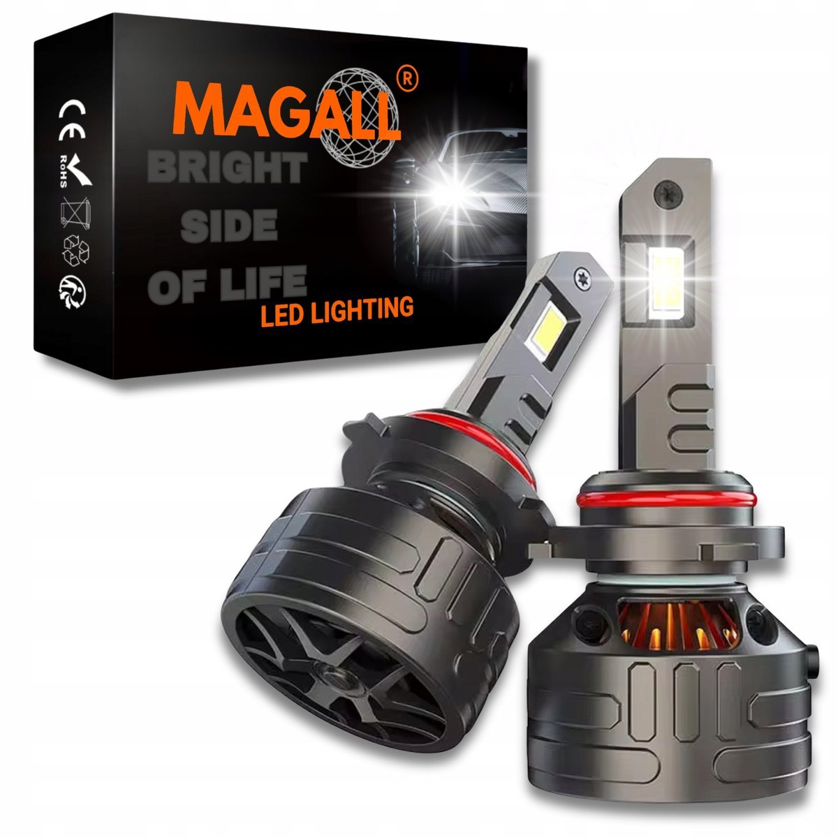 ŻARÓWKI HIR2 LED CANBUS KRONOS MAGALL BARDZO MOCNE ŚWIATŁO 12V 36000LM 160W