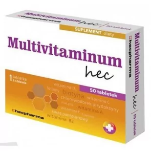 HECPHARMA Multivitaminum HEC x 50 tabl - Witaminy i minerały - miniaturka - grafika 1