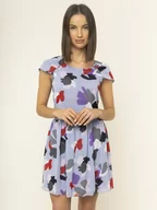 Sukienki - Emporio Armani Sukienka codzienna 3H2A85 2NXUZ F808 Fioletowy Regular Fit - miniaturka - grafika 1