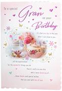 Kartki okolicznościowe i zaproszenia - Tradycyjna kartka urodzinowa Gran - 23 x 15 cm - Piccadilly Greetings - miniaturka - grafika 1