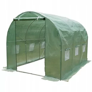 4iQ Tunel Foliowy Szklarnia 2x4,5m PREMIUM z Siatką PE - Agrowłókniny - miniaturka - grafika 1