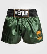 Spodnie sportowe męskie - Venum Spodenki Muay Thaï Classic Shorts Green/Black/Gold - miniaturka - grafika 1