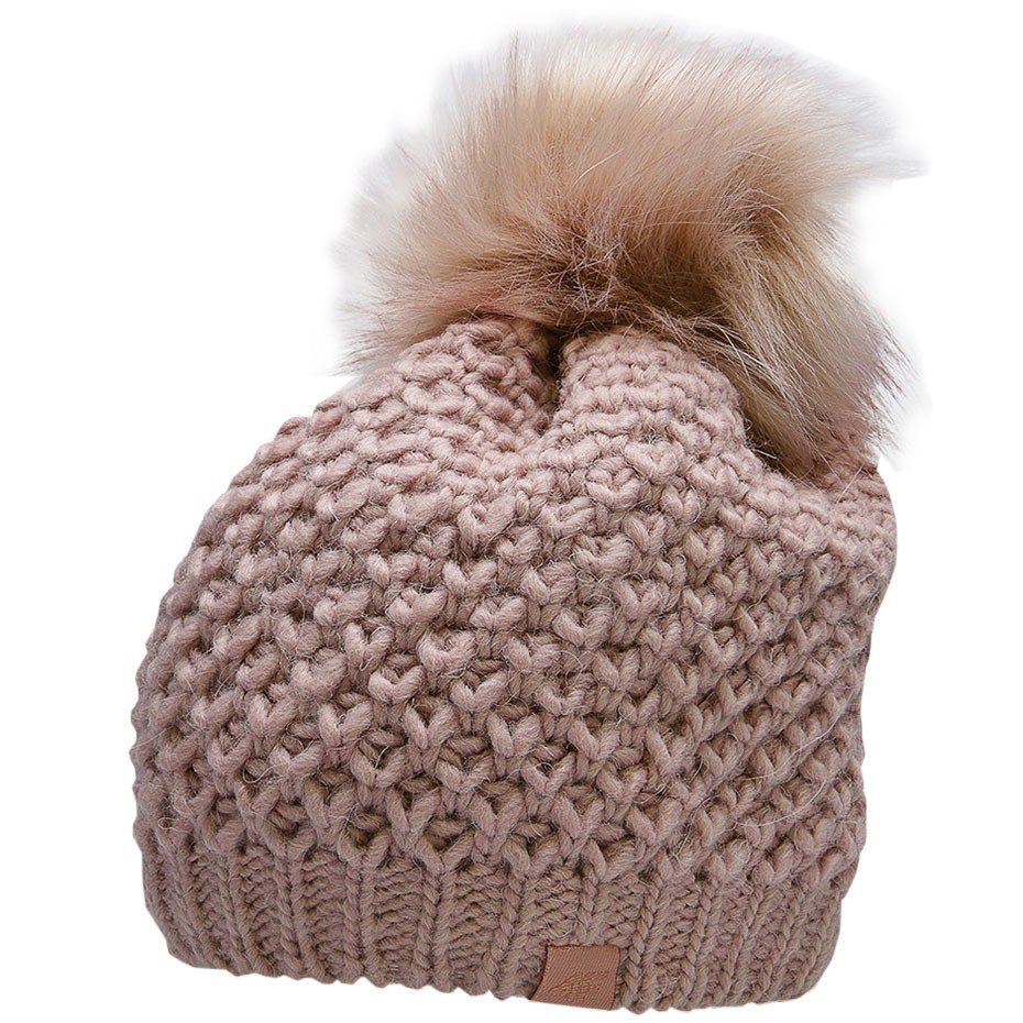 Czapka damska 4f jasny róż h4z