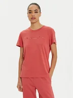 Koszulki i topy damskie - Champion T-Shirt 117650 Czerwony Slim Fit - miniaturka - grafika 1