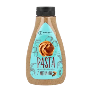Pasta migdałowa butelka 400g - Słodkie kremy i masła - miniaturka - grafika 1
