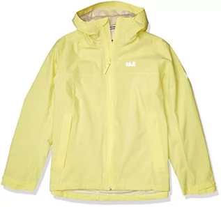 Kurtki damskie - Jack Wolfskin Damska kurtka hardshellowa Jwp żółty Sorbet S 1111513-725-Small - grafika 1