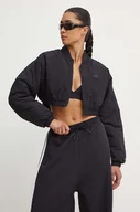 Kurtki damskie - adidas kurtka bomber City Escape damski kolor czarny przejściowa IV9779 - miniaturka - grafika 1