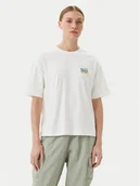 Koszulki i topy damskie - Napapijri T-Shirt S-Nice NP0A4IG4 Écru Regular Fit - miniaturka - grafika 1